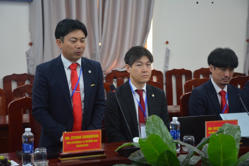 Ông Otsuka Shinnosuke – Phó Chủ tịch Đoàn Luật sư Saitama (Nhật Bản).