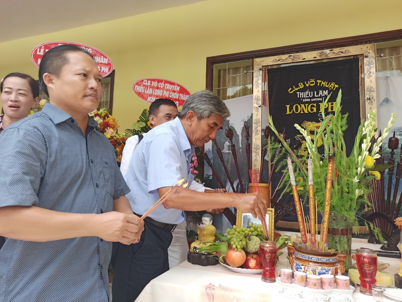 Thiếu lâm Long Phi Bình Dương được Cố Đại Lão Võ sư Nguyễn Văn Thinh phát triển trên cơ sơ võ học thiếu lâm cổ truyền gắn liền với quá trình lao động, rèn luyện, phát triển sản xuất tai địa phương cùng với sự tổng hợp tinh hoa võ học hiện đại. Sau khi qua đời các thế hệ tiếp nối đã từng bước nghiên cứu, phát triển và phổ biến sang nhiều lĩnh vực như Võ Nhạc, Võ Tế, Sân khấu hóa võ thuật...