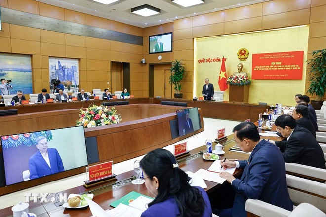 Công bố quyết định kiểm tra, giám sát đối với Ban Thường vụ Đảng ủy Quốc hội