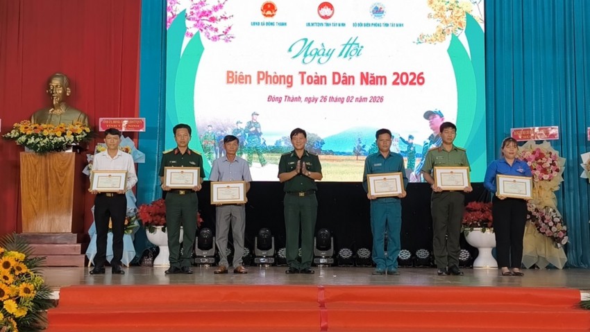 Tây Ninh: Tổ chức điểm Ngày hội Biên phòng toàn dân năm 2026 tại xã Đông Thành Tây Ninh: Tổ chức điểm Ngày hội Biên phòng toàn dân năm 2026 tại xã Đông Thành