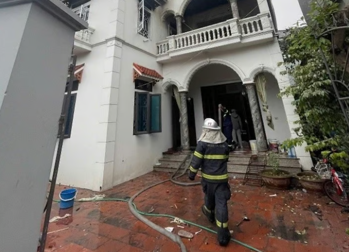 Ngôi nhà nơi xảy ra vụ việc. Ngôi nhà nơi xảy ra vụ việc.