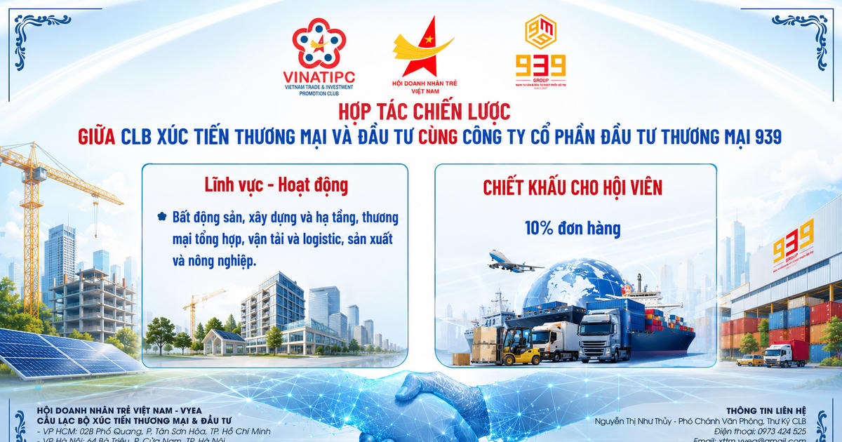 939 Group mở rộng kết nối cùng CLB Xúc tiến Thương mại và Đầu tư
