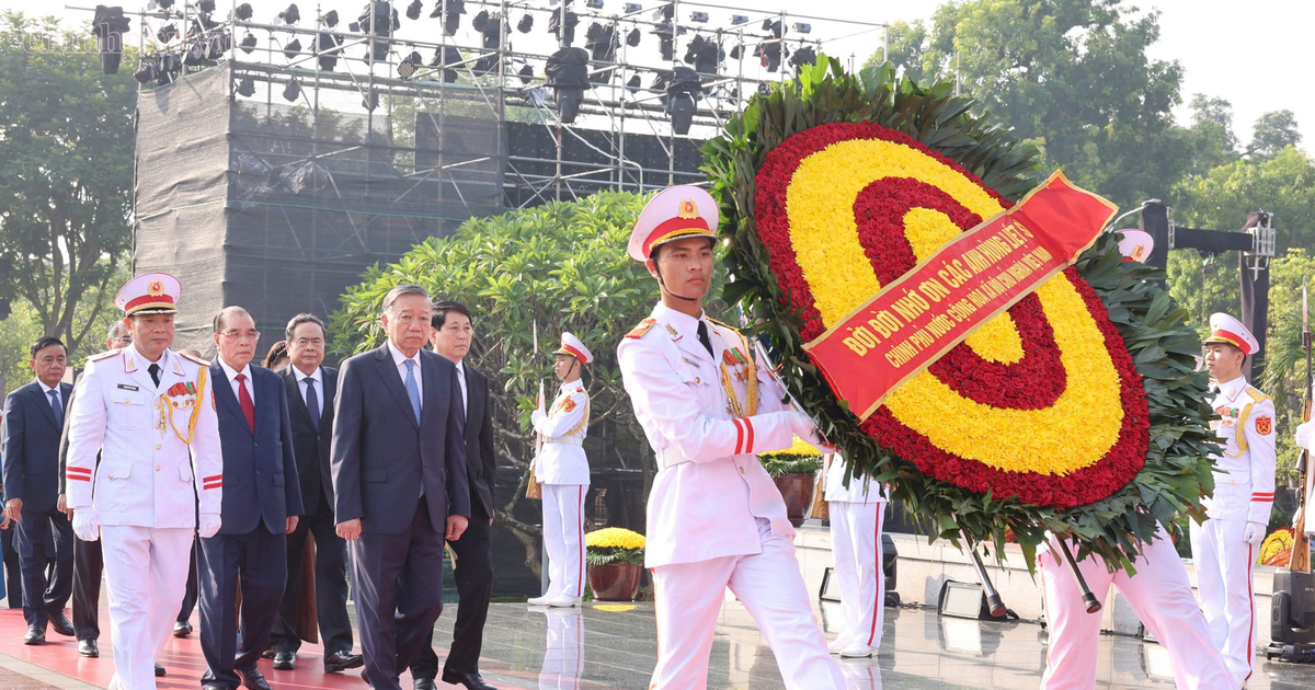 Kỷ niệm 79 năm Ngày Thương binh-Liệt sĩ: Lãnh đạo Đảng, Nhà nước tưởng niệm các Anh hùng liệt sĩ và viếng Chủ tịch Hồ Chí Minh