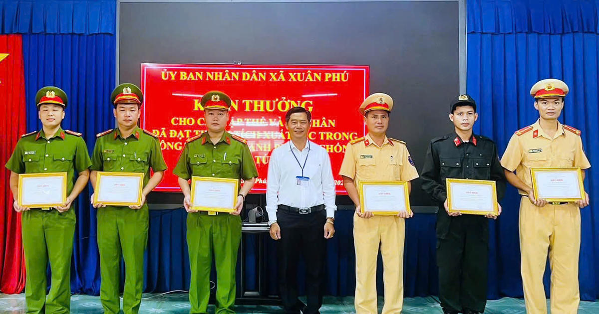 Trạm CSGT Suối Tre được khen thưởng đột xuất trong đấu tranh phòng, chống tội phạm ma túy