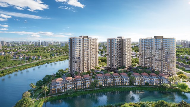 Trellia Cove là khu compound cu&ocirc;́i cùng tại đ&ocirc; thị tích hợp Mizuki Park