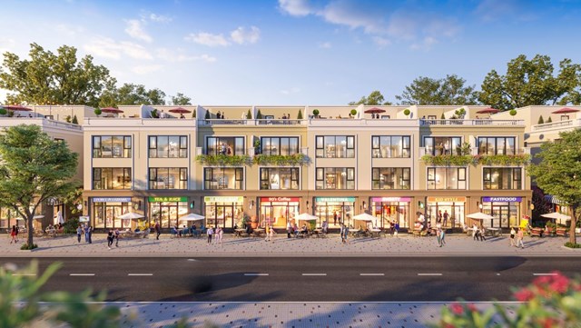 Nh&agrave; phố tại Vinhomes Green City c&oacute; c&ocirc;ng năng linh hoạt, kiến tạo gi&aacute; trị k&eacute;p vừa ở vừa khai th&aacute;c kinh doanh (Ảnh minh họa: Vinhomes) &nbsp;