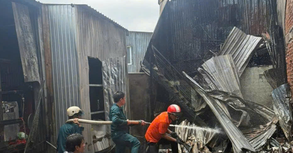 Bình gas phát nổ giữa đám cháy ở An Giang, 6 căn nhà bị hư hại, thiệt hại khoảng 1 tỷ đồng