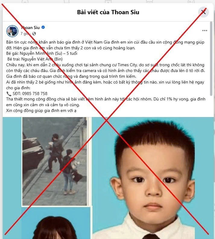 Công an thành phố Hà Nội chính thức lên tiếng vụ việc 