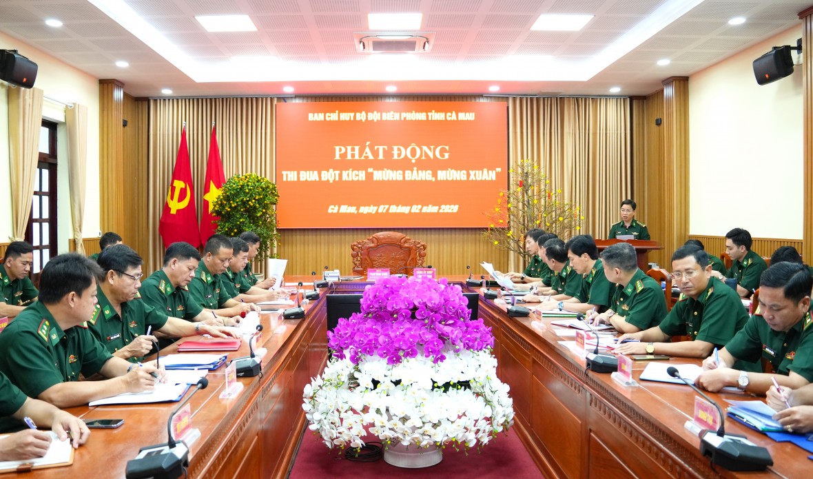 BĐBP Cà Mau thi đua lập thành tích “Mừng Đảng, mừng Xuân” Bính Ngọ