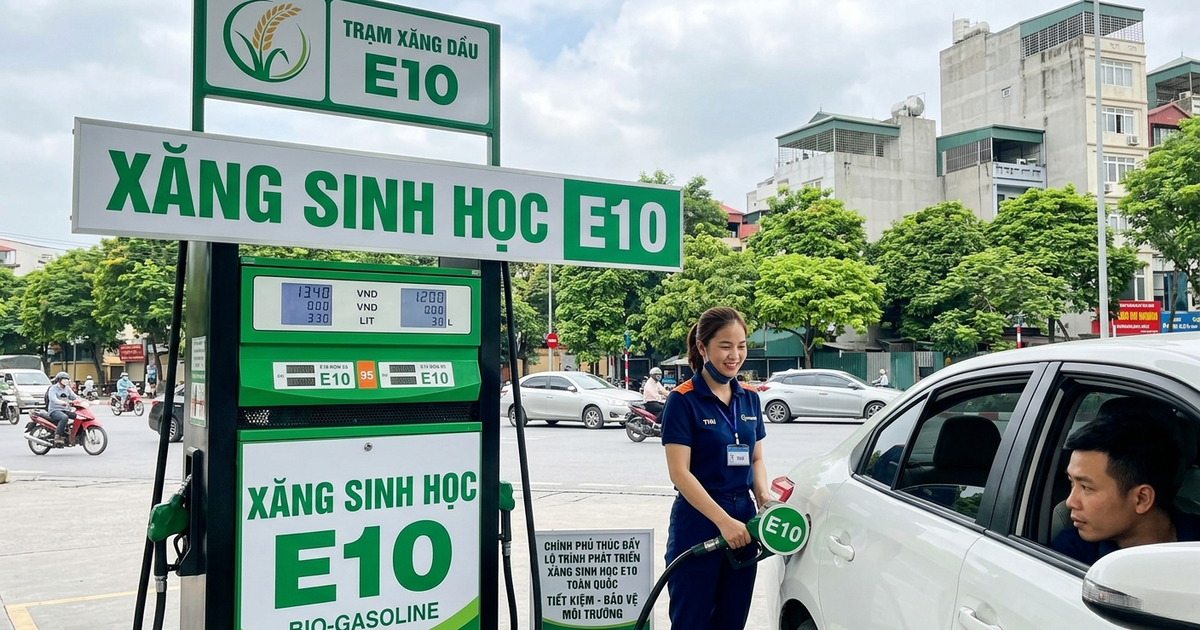 Đề xuất triển khai bán đồng loạt xăng E10 trên toàn quốc từ 1/6/2026
