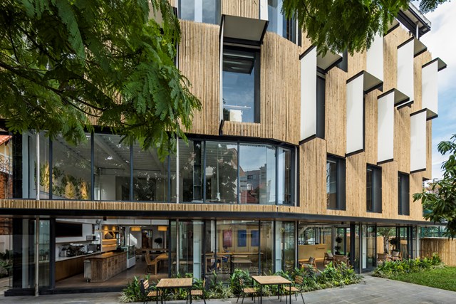 Tòa nhà văn phòng với 10 không gian làm việc khác nhau - Ảnh 4