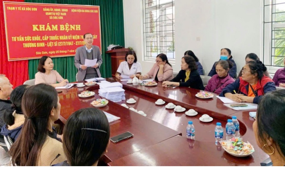 Xã Sóc Sơn đạt tỷ lệ 99,97% nhân khẩu được quản lý trên Hệ thống Hồ sơ sức khỏe điện tử Xã Sóc Sơn đạt tỷ lệ 99,97% nhân khẩu được quản lý trên Hệ thống Hồ sơ sức khỏe điện tử