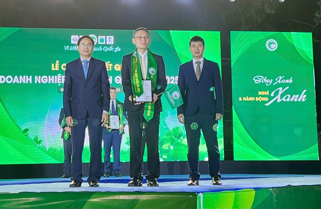 Doanh nghiệp được vinh danh &ldquo;Doanh nghiệp ESG xanh Quốc gia 2025&rdquo;