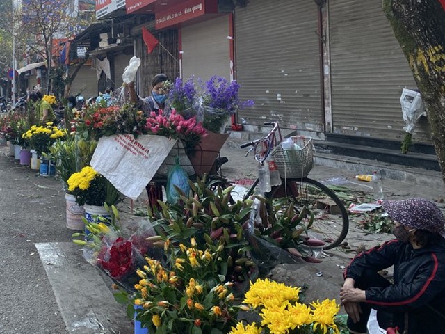 Thời tiết tốt, hoa m&agrave;u sinh trưởng ổn định, gi&aacute; hoa nhiều loại rẻ bằng nửa trước Tết. C&uacute;c đại đo&aacute; 2.000 đồng/ b&ocirc;ng. Hoa hồng đắt hơn do dư &acirc;m lễ t&igrave;nh nh&acirc;n, khoảng 4.000 &ndash; 5.000 đồng/ bồng
