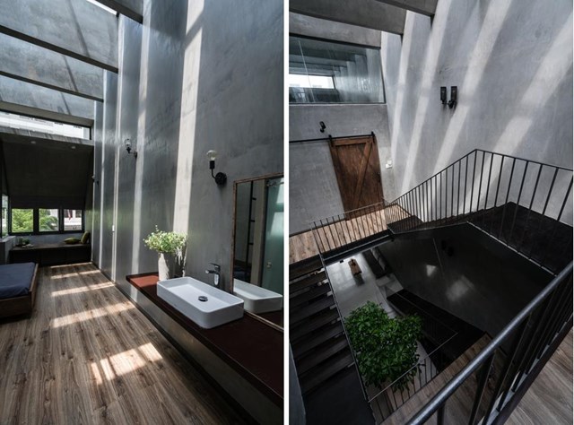 Thiết kế bếp làm không gian chính trong ngôi nhà chỉ có bề ngang 4 m - Ảnh 2