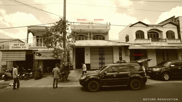 Trước khi cải tạo, ng&ocirc;i nh&agrave; c&oacute; nhiều hạn chế: ph&ograve;ng ngủ nhỏ, thiếu &aacute;nh s&aacute;ng tự nhi&ecirc;n, ngột ngạt, ph&ograve;ng tắm ẩm ướt v&agrave; xuống cấp, h&agrave;nh lang d&agrave;i v&agrave; tối, kh&ocirc;ng c&oacute; s&acirc;n vườn, tiểu cảnh. Mặt tiền kh&ocirc;ng tương đồng, chưa tạo được điểm nhấn về h&igrave;nh khối v&agrave; m&agrave;u sắc d&ugrave; nằm tr&ecirc;n mặt đường lớn, sầm uất. &nbsp;