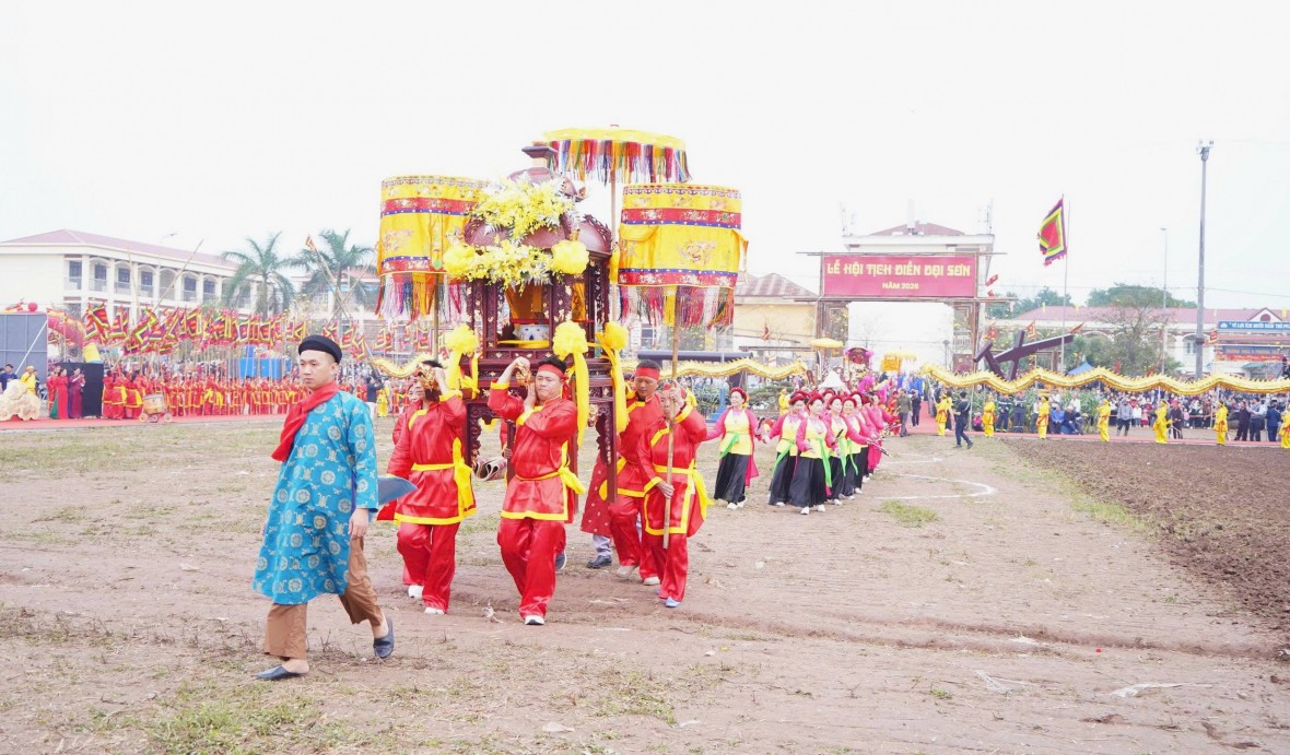 Khai mạc Lễ hội Tịch điền Đọi Sơn 2026: Cầu mong mùa màng bội thu và quốc thái dân an Khai mạc Lễ hội Tịch điền Đọi Sơn 2026: Cầu mong mùa màng bội thu và quốc thái dân an