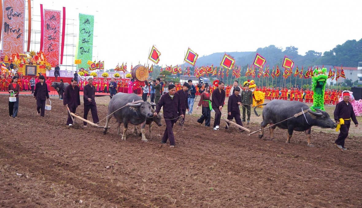 Khai mạc Lễ hội Tịch điền Đọi Sơn 2026: Cầu mong mùa màng bội thu và quốc thái dân an Khai mạc Lễ hội Tịch điền Đọi Sơn 2026: Cầu mong mùa màng bội thu và quốc thái dân an