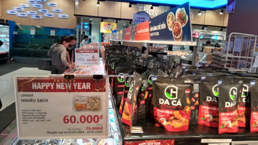 Nhiều chương trình khuyến mại, giảm giá dịp năm mới 2026