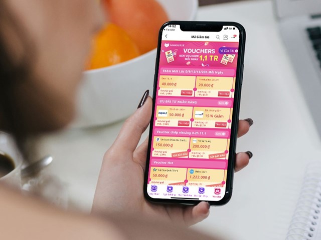 Đa số phần thưởng từ c&aacute;c tr&ograve; chơi tr&ecirc;n s&agrave;n thương mại điện tử l&agrave; m&atilde; giảm gi&aacute;. Ảnh:&nbsp;Ng&acirc;n Nhi.