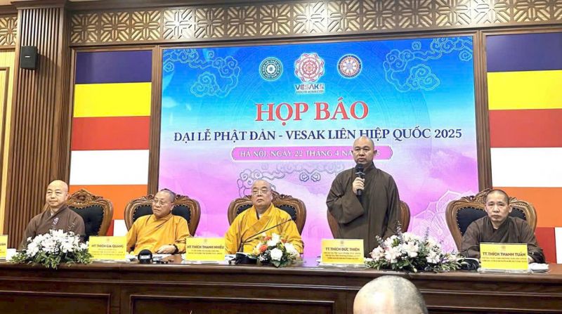 HỌP BÁO VỀ SỰ KIỆN VIỆT NAM ĐĂNG CAI ĐẠI LỄ PHẬT ĐẢN VESAK LIÊN HIỆP QUỐC 2025 TẠI TP. HỒ CHÍ MINH
