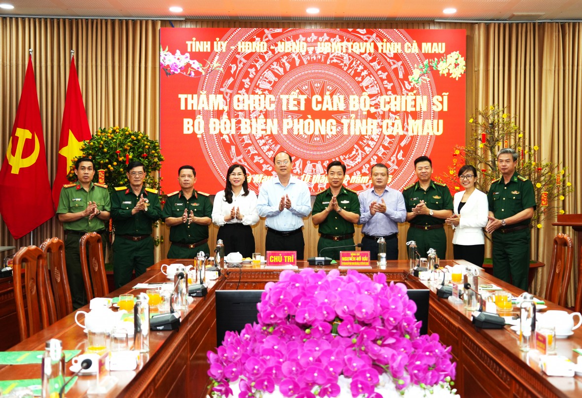 Bí thư Tỉnh ủy Cà Mau thăm, chúc Tết cán bộ, chiến sĩ BĐBP Bí thư Tỉnh ủy Cà Mau thăm, chúc Tết cán bộ, chiến sĩ BĐBP