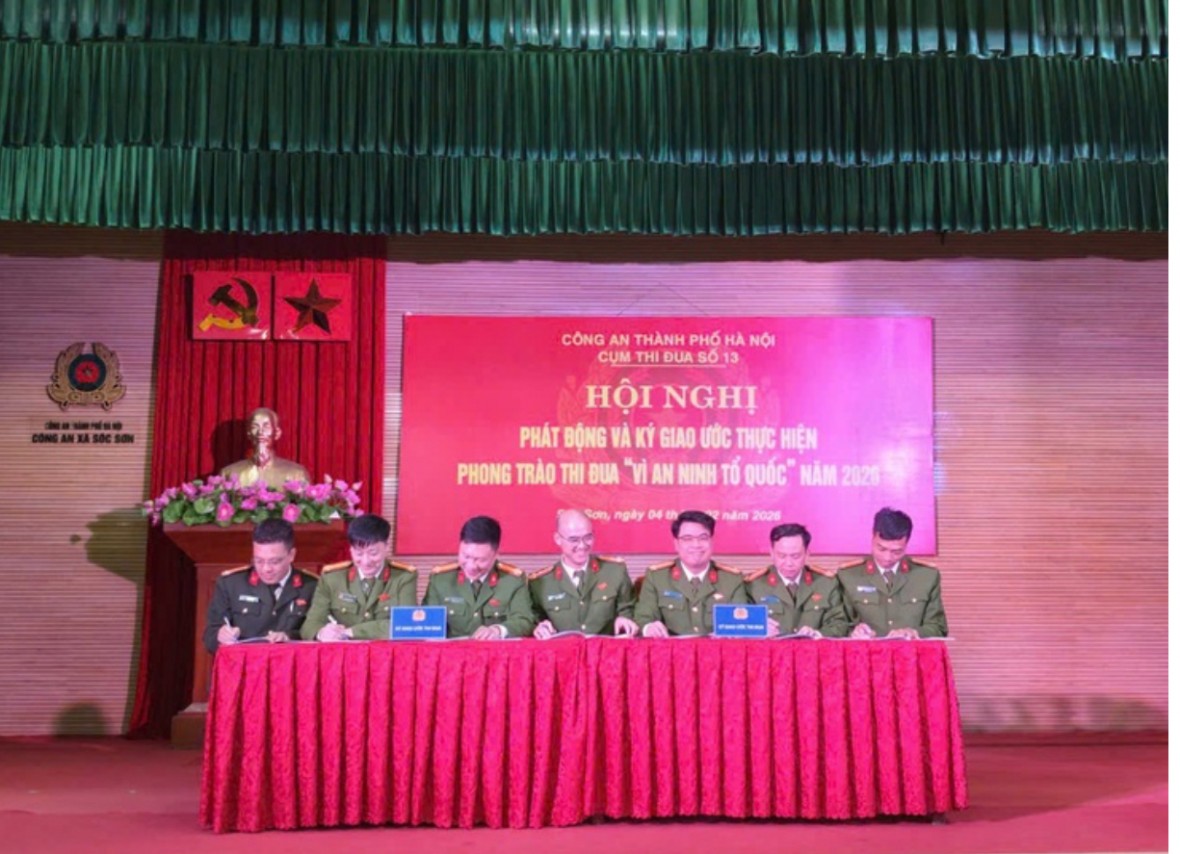 Hà Nội: Công an xã Sóc Sơn triển khai mô hình thi đua “Ba nhất”