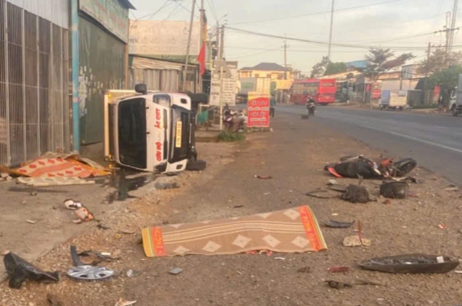 Hiện trường vụ tai nạn