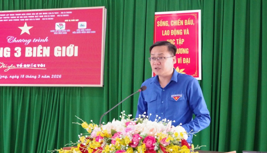 Sôi nổi Chương trình “Tháng 3 biên giới” tại Đồn Biên phòng Cửa khẩu cảng Giao Long