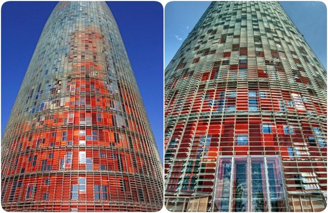 Cấu tr&uacute;c b&ecirc;n ngo&agrave;i của t&ograve;a nh&agrave; 38 tầng n&agrave;y gồm 2 lớp, lớp ngo&agrave;i bao phủ bởi gần 60.000 tấm k&iacute;nh m&agrave;u v&agrave; mờ để chắn nắng.