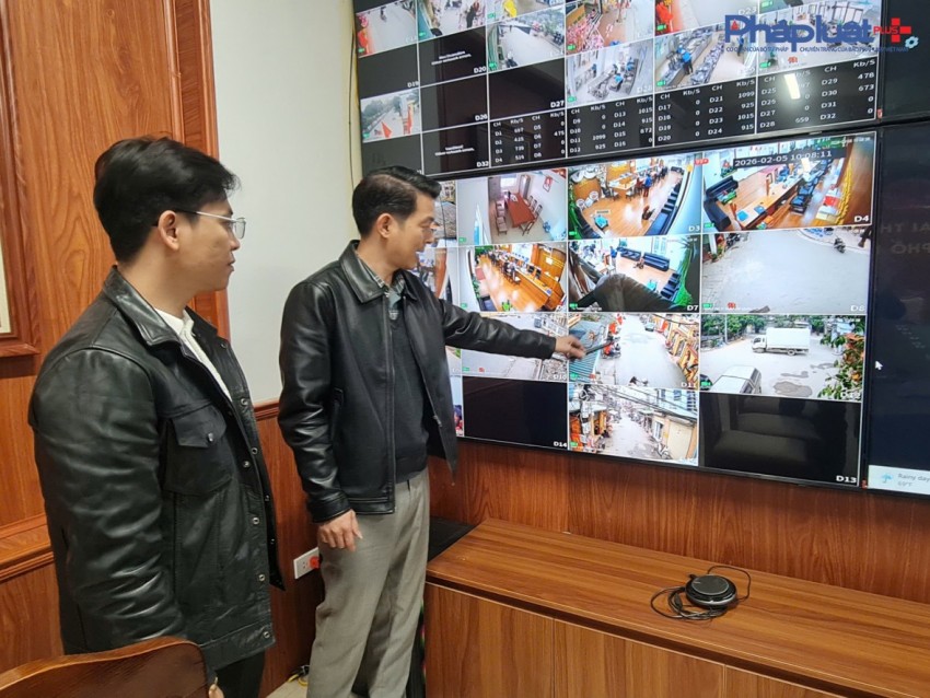 Hàng trăm mắt thần AI phát huy vai trò tích cực trong công tác quản lý và điều hành tại xã Đại Thanh