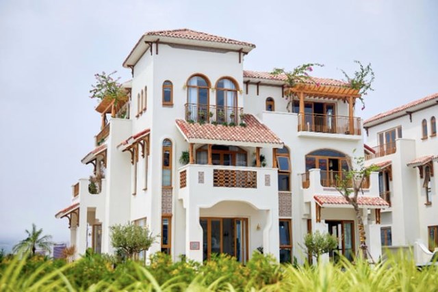 Nh&agrave; mẫu biệt thự Casa g&acirc;y ấn tượng với kiến tr&uacute;c đậm chất biển. (Ảnh: &Aacute;nh Dương) &nbsp;