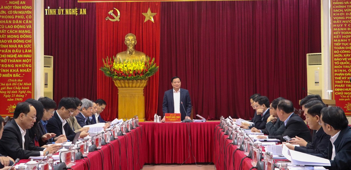 Thống nhất chủ trương đầu tư Dự án Tổ hợp chung cư, nhà ở xã hội tại phường Vinh Phú và phường Vinh Lộc.