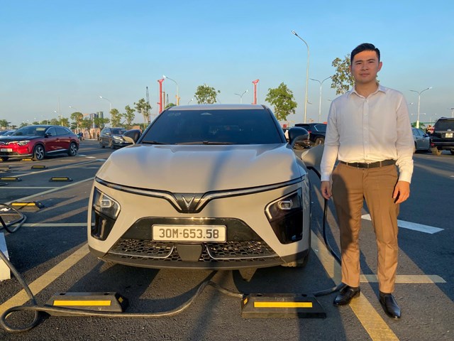 Đông Anh có trạm sạc V-Green kỷ lục với gần 200 cổng sạc ô tô, 1.000 cổng sạc xe máy điện - Ảnh 6