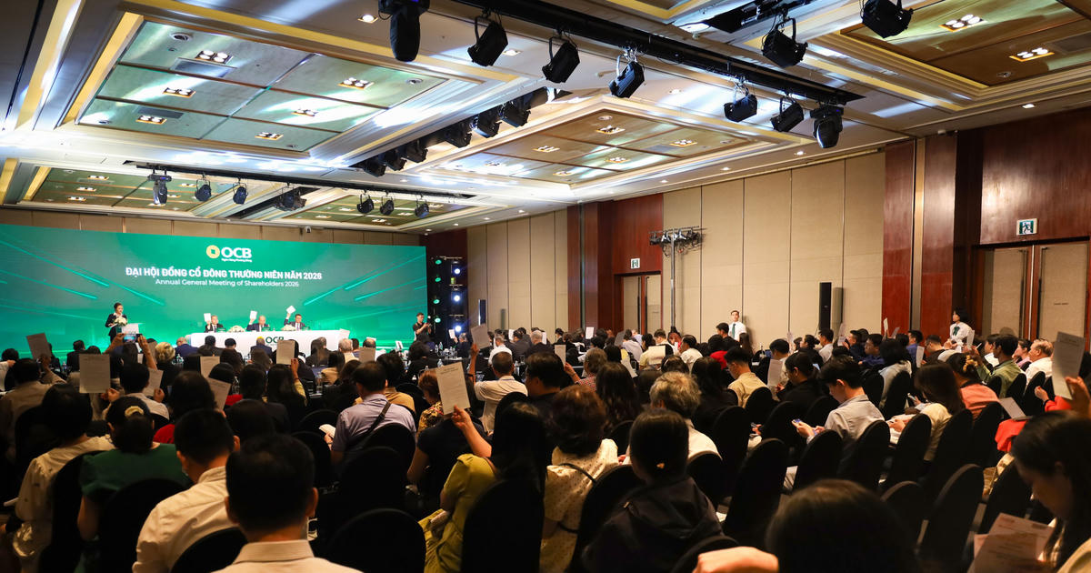 ĐHĐCĐ OCB 2026: Mục tiêu lãi 6.960 tỷ đồng, tự tin đưa ROE vượt 15%