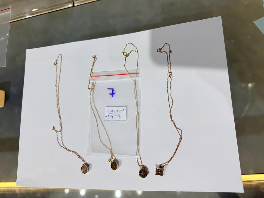 Các tang vật của vụ án. (Ảnh: Công an TP HCM)