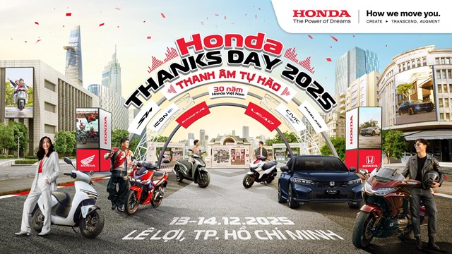 Honda Thanks Day 2025 - Thanh âm tự hào - Ảnh 1 Honda Thanks Day 2025 - Thanh âm tự hào - Ảnh 1