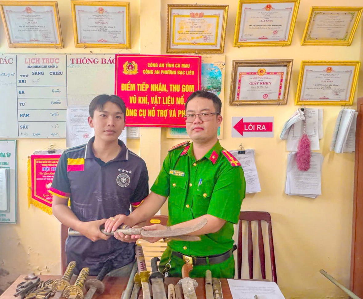 Cà Mau tăng cường quản lý vũ khí, pháo, giữ vững an ninh trật tự