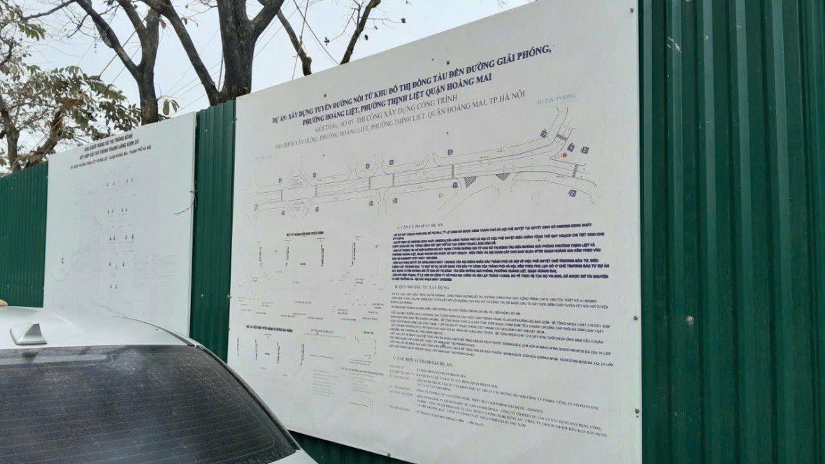 Nhếch nhác dự án gần 2 thập kỷ chưa triển khai bên cạnh trụ sở UBND phường Hoàng Mai