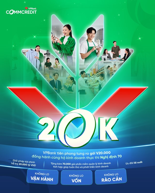Biến thách thức thành cơ hội nhờ gói giải pháp tài chính V20000 từ VPBank - Ảnh 1 Biến thách thức thành cơ hội nhờ gói giải pháp tài chính V20000 từ VPBank - Ảnh 1
