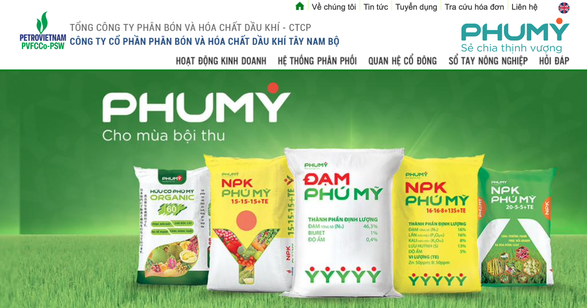 Công ty Cổ phần Phân Bón và Hoá chất Dầu khí Tây Nam Bộ bị xử phạt và truy thu thuế