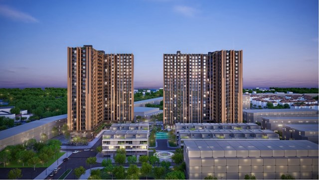 Phối cảnh dự &aacute;n nh&agrave; ở x&atilde; hội TNG Việt Bắc tại phường T&iacute;ch Lương