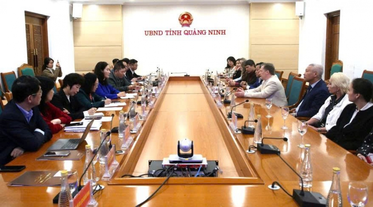 Quảng Ninh làm việc với đoàn famtrip của Hiệp hội Du lịch Ural (Liên bang Nga)