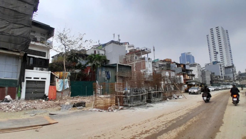 Hình ảnh Dự án Vành đai 1, đoạn Hoàng Cầu - Voi Phục sau gần 3 tháng giải phóng mặt bằng