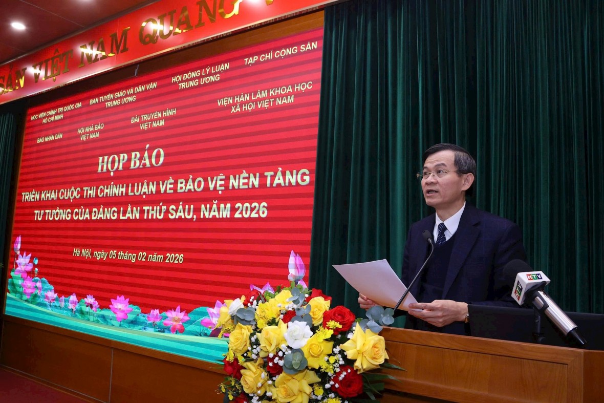 Phát động cuộc thi chính luận bảo vệ nền tảng tư tưởng của Đảng lần thứ sáu năm 2026