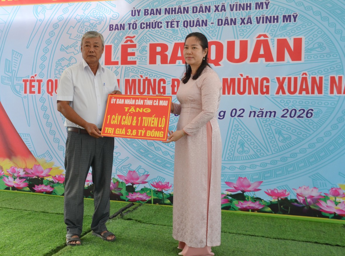 Tết Quân - Dân ở xã Vĩnh Mỹ (Cà Mau): Thắm tình quân dân, nghĩa tình cách mạng