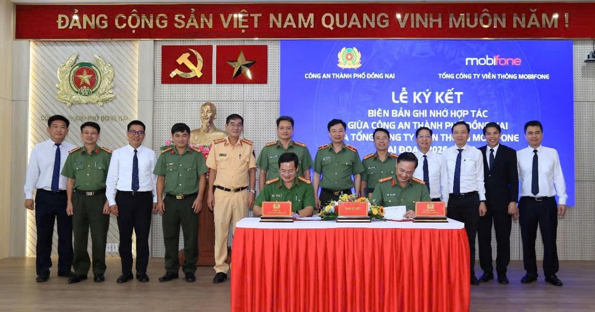 Công an thành phố Đồng Nai ký kết hợp tác thúc đẩy chuyển đổi số, nâng cao hiệu quả công tác bảo đảm ANTT
