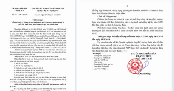 Sóc Sơn thu nhận mẫu ADN thân nhân liệt sĩ chưa xác định danh tính