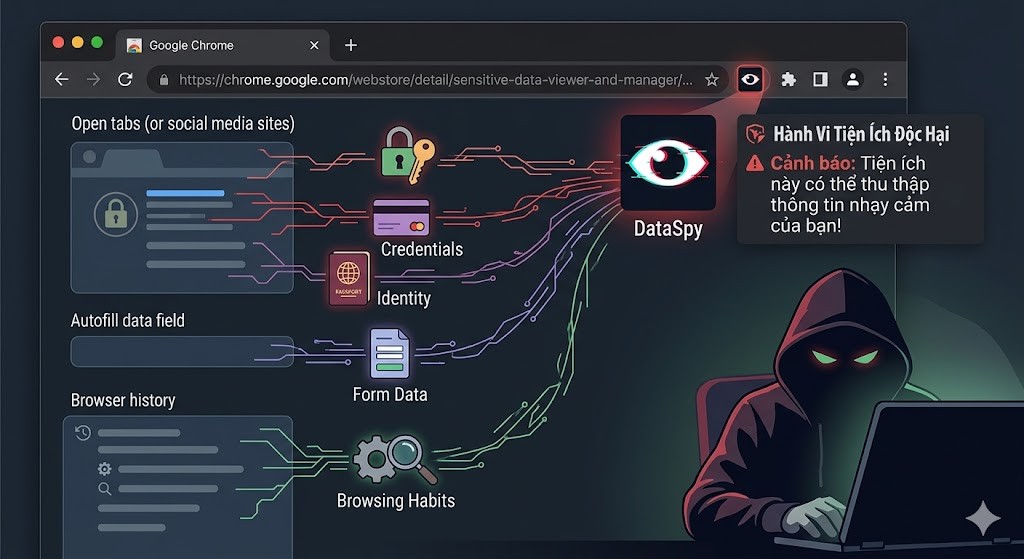 Nhiều tiện ích mở rộng có khả năng truy cập nội dung email. Ảnh minh họa Nhiều tiện ích mở rộng có khả năng truy cập nội dung email. Ảnh minh họa