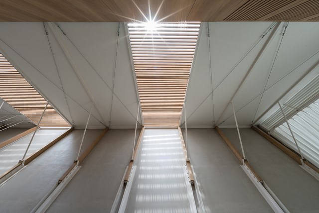 M&aacute;i nh&agrave; được thiết kế với khả năng đ&oacute;n &aacute;nh s&aacute;ng tối đa.